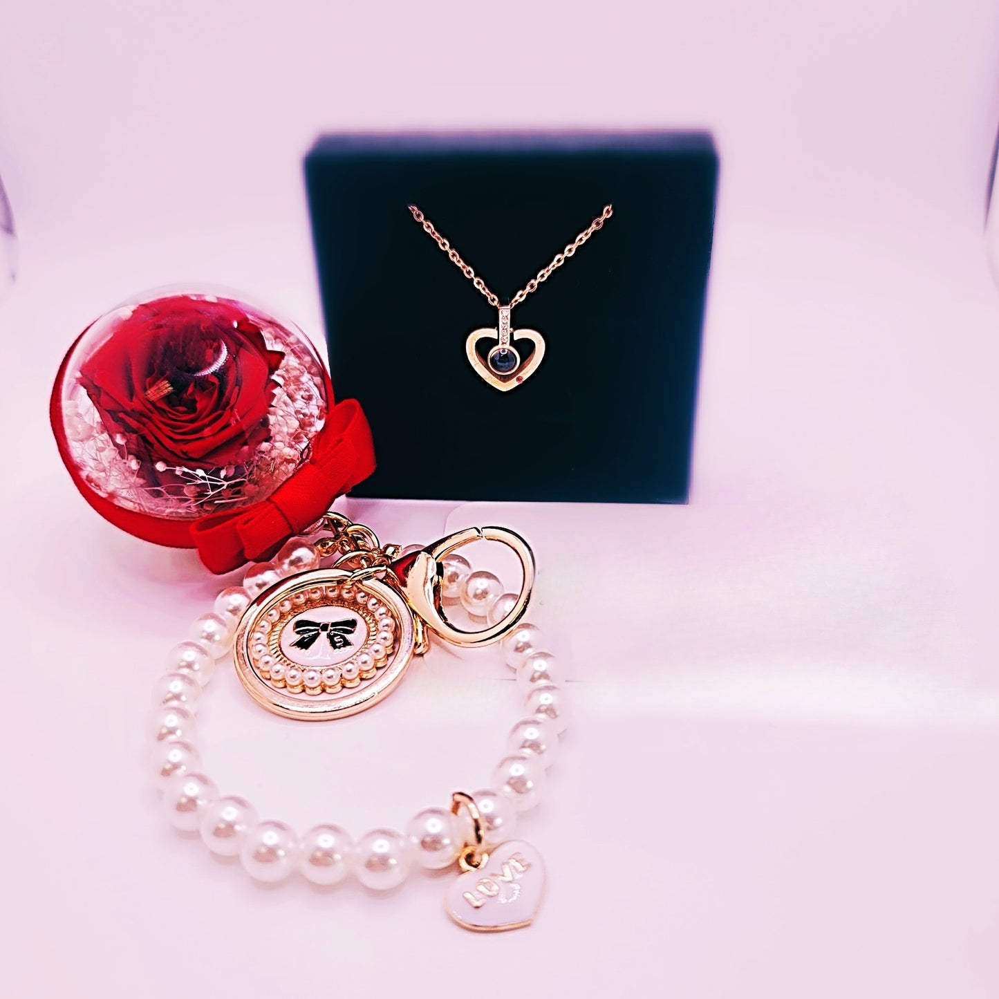 Enchanted 🌹Rose Ornament (with necklace)