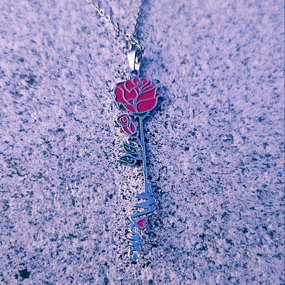 Roses and Thorns Silver - Mom Necklace and Gift Set